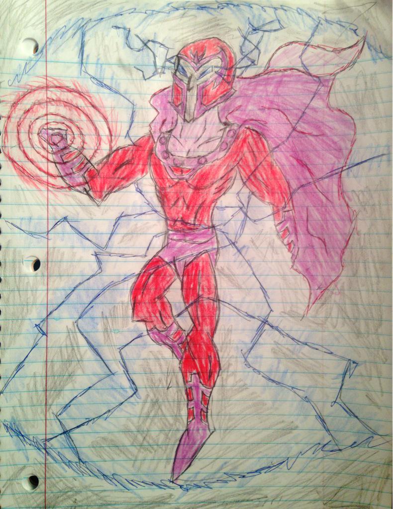 Impossible2099's tweet photo. Magneto the mutant revolutionist leader  @SuperheroGags http://t.co/VG2CIKZrrS