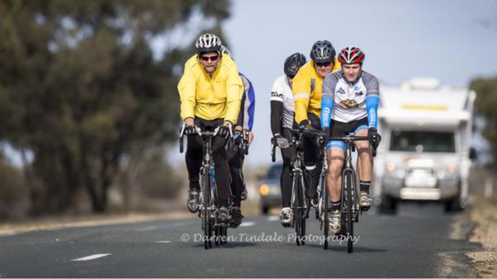 Andrew12Welsh's tweet photo. How good is this Country Footballer riding from Mt Wycheproof to Cape York @toptotip to raise money for Diabetes. http://t.co/hHw5RKhjPM