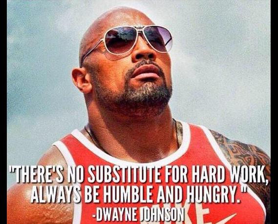 GYMoholics's tweet photo. The rock motivation! http://t.co/u1ZDOAAvlC