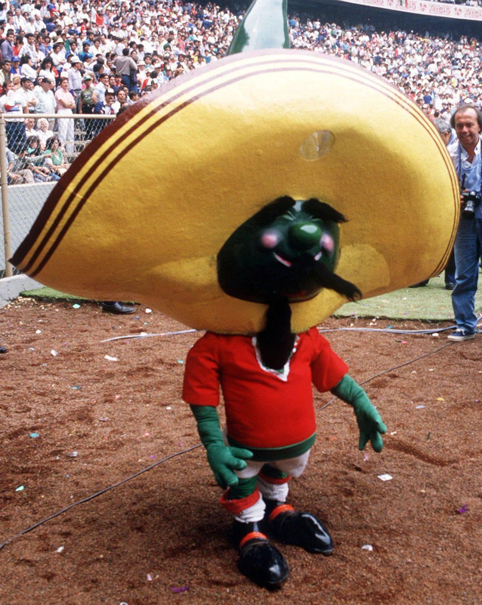 The official mascot of the 1986 World Cup in Mexico was Pique, a