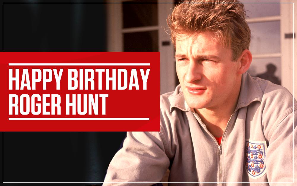 He scored the first ever goal on Match of the Day, Happy Birthday to World Cup winner Roger Hunt 