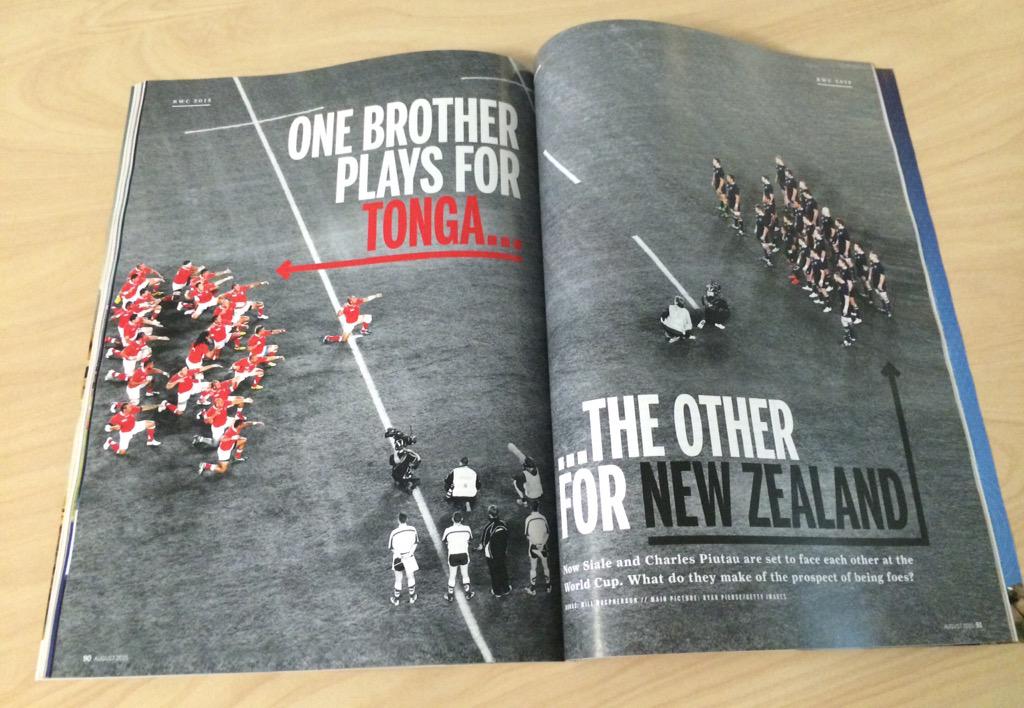 Rugbyworldmag's tweet photo. Heard about the two brothers set to be on opposing teams at the World Cup? Read all about it in Rugby World - OUT NOW http://t.co/9XUrvtyaWI