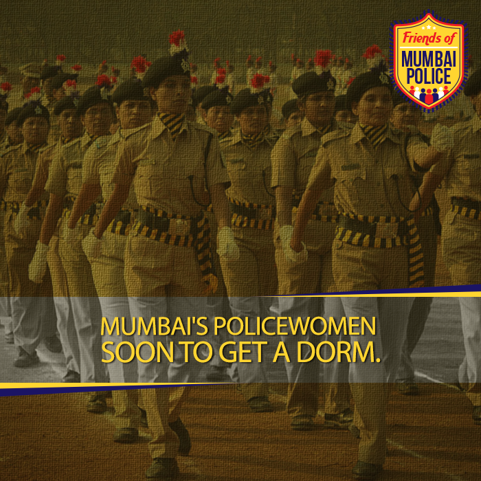 FrndsMumPolice's tweet photo. #Mumbai policewomen's accommodation troubles to go away soon as Mumbai Police plans dormitories for them. http://t.co/vVdI25wCG6