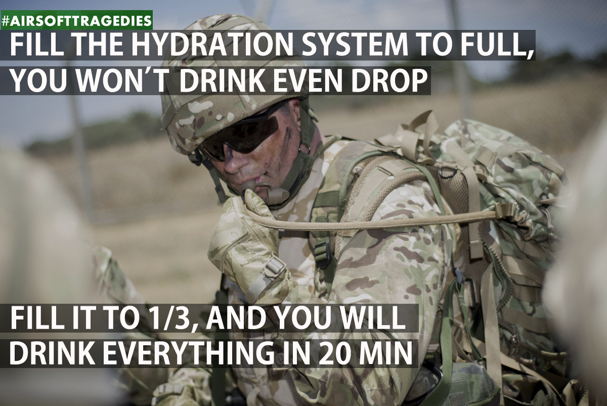 ASTragedies's tweet photo. Troubles with hydration
#Airsoft #AirsoftMeme #gunhumor #milsim #operator http://t.co/TPyCTrwmGB