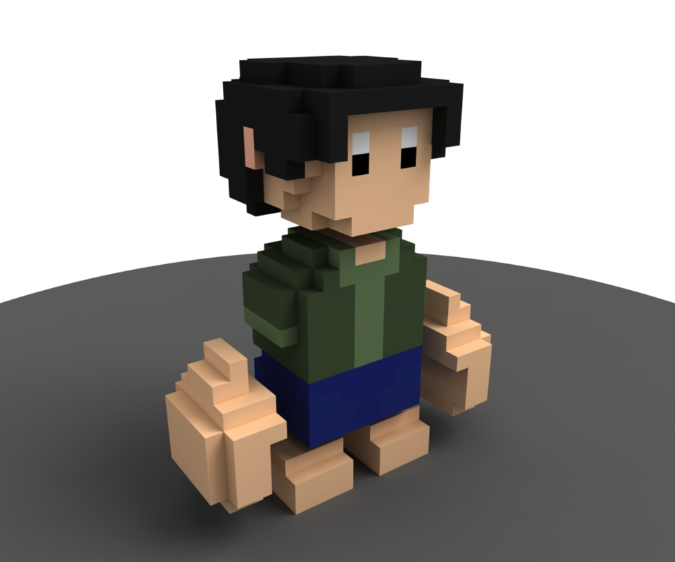 making characters with magicavoxel making characters with magicavoxel