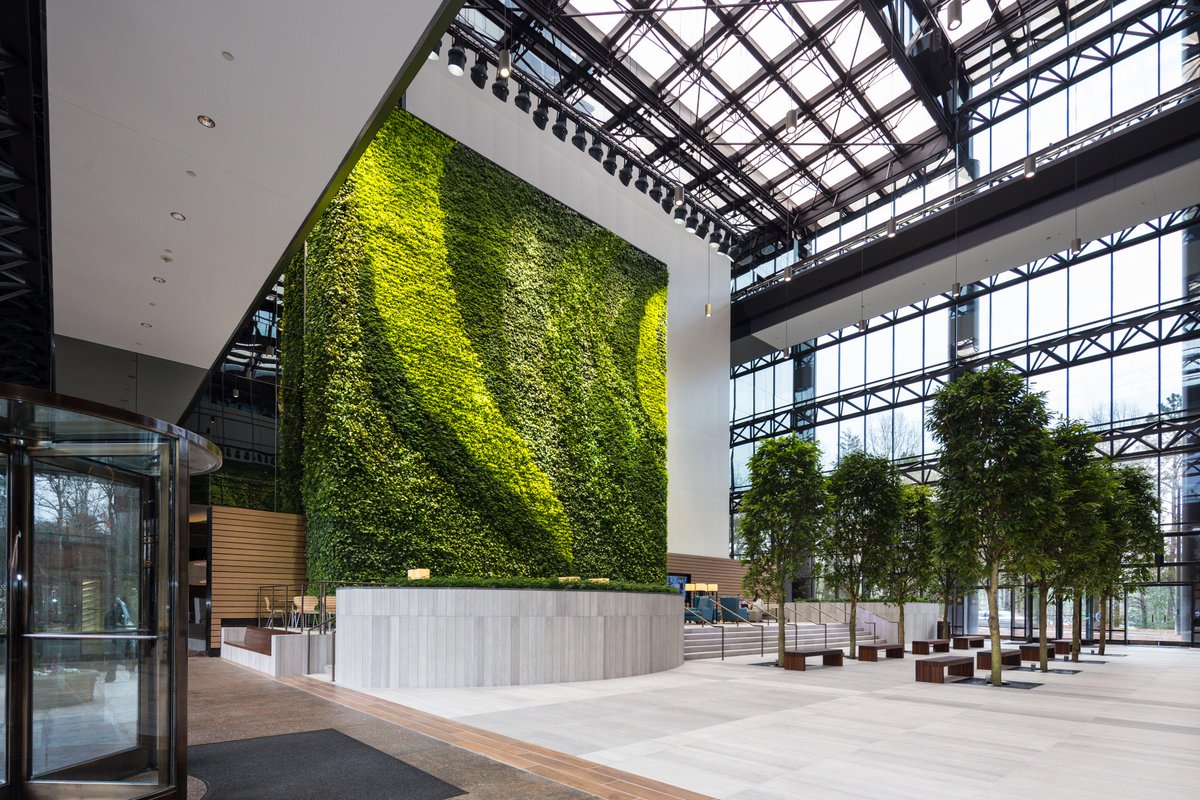jeffkeppen1's tweet photo. outdoors coming inside http://t.co/tp1reITKk5 via @WSJ - check out #Three Ravinia #Living Wall @CBREatlanta http://t.co/mvLsk5U07g
