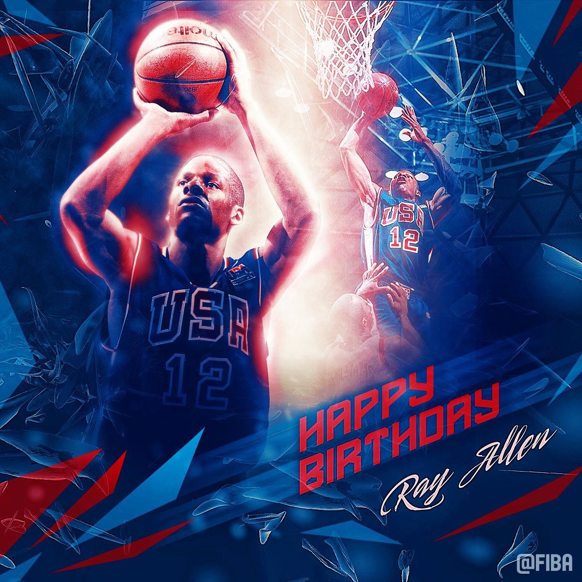 Happy Birthday to Olympic gold medalist and Champion Ray Allen! 