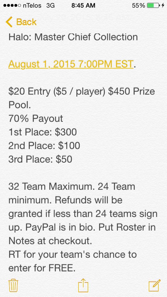 _EmpireEvents's tweet image. Good Morning Gamers! 🎮
Drawing at 7PM EST tomorrow!!!

@haloesportshub @HaloGameChanger 
@HaloRTs @CommGamers_RT