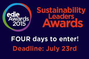 FOUR days left to enter <a href="/edie/">edie</a>'s Sustainability Leaders Awards! 

awards.edie.net 

#SusLeaders #DeadlineDay