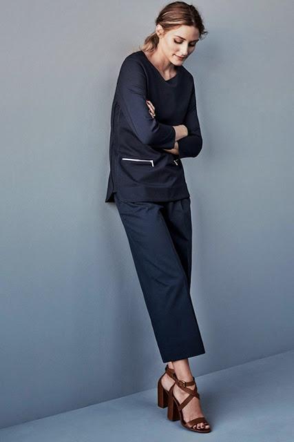 LaClePrivee's tweet photo. EL LOOK DEL DÍA: Sobria, minimalista y elegante. OLIVIA PALERMO y el perfecto 'working look' 💙🔝 http://t.co/Q22hGEYMrT
