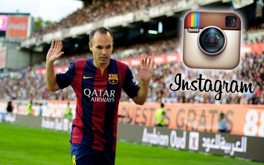 Andres iniesta roba cuenta de Instagram