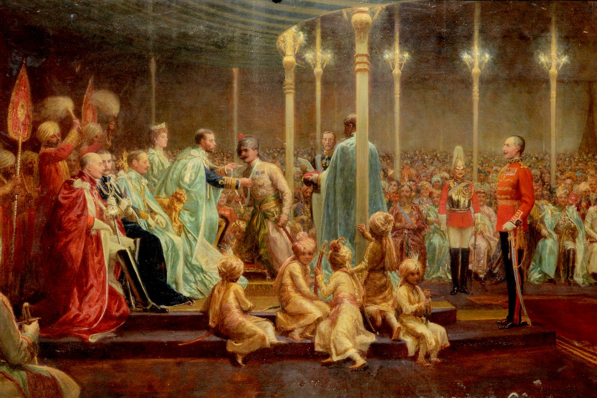 MGSTTrust's tweet photo. Maharaja Ganga Singhji of Bikaner at Delhi Durbar being invested with the G.C.S.I. http://t.co/6b2wfycXZA