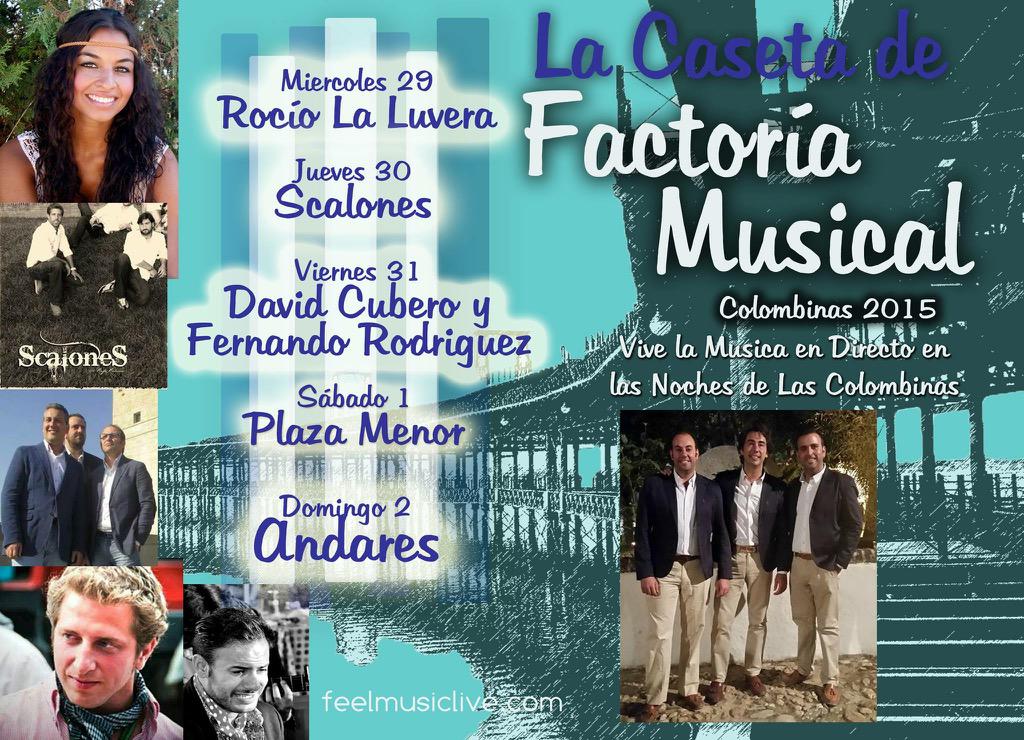 Disfruta de nuestras actuaciones e #colombinas2015 #Huelva #musica <a href="/DaniRobless/">Dani Robles</a> <a href="/DiarioHuelva/">Diario de Huelva</a> <a href="/HuelvaBN/">HuelvaBuenasNoticias</a> <a href="/ABELFREIPUL/">Abel Freitas</a>