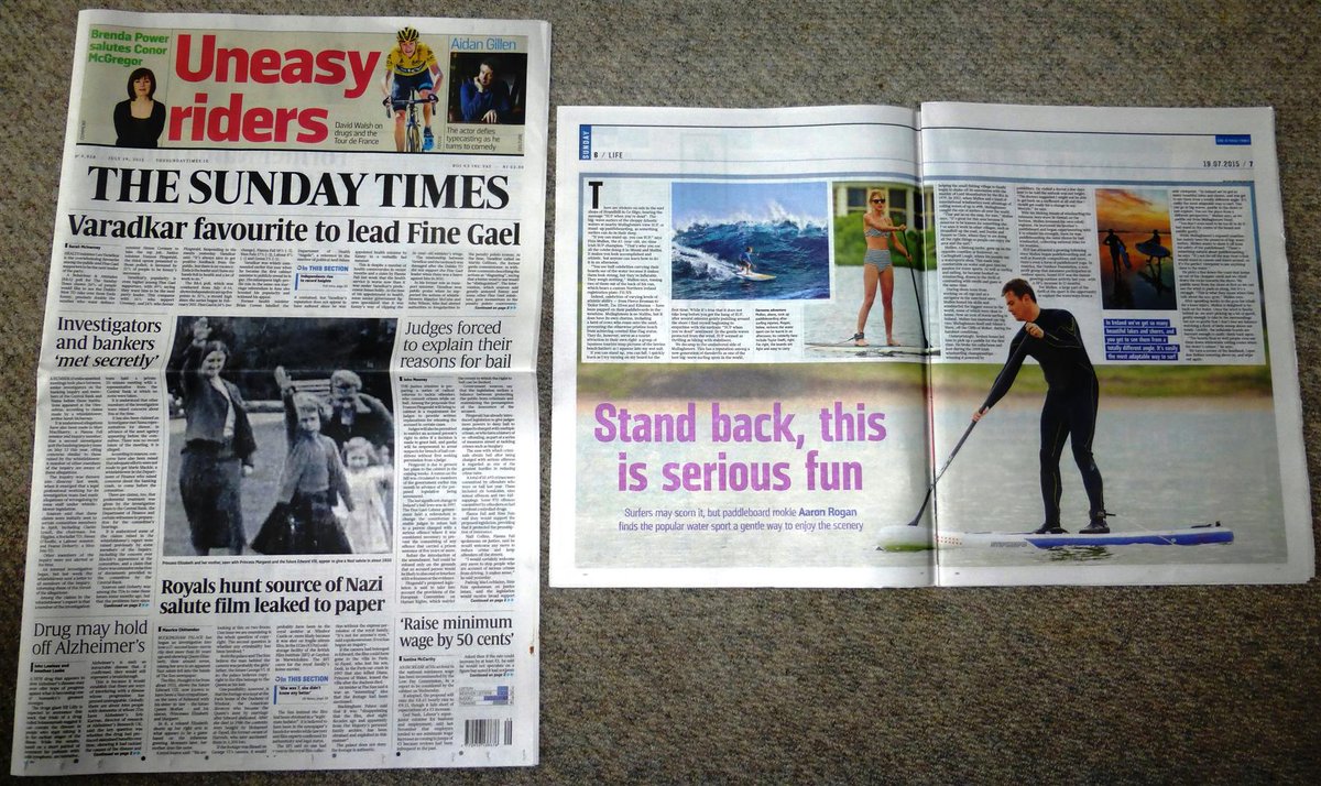 Thanks <a href="/AarRogan/">Aaron Rogan</a> for the great piece in yesterday's @SunTimesIreland, pleasure to show you the beauty of #Mullaghmore