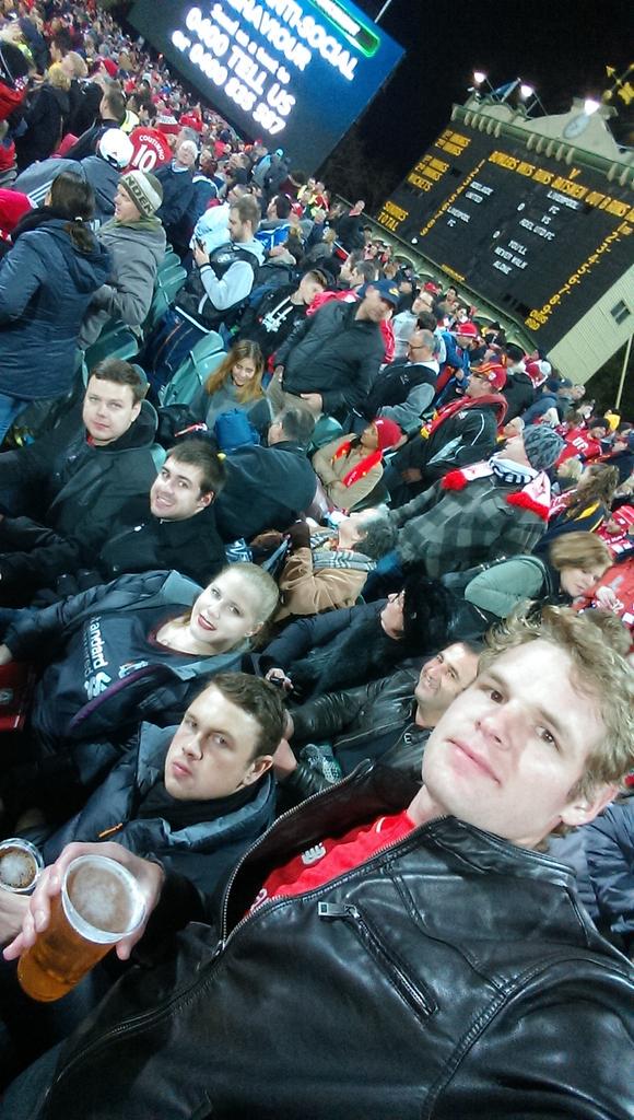majoely's tweet photo. Get your red out #firstlfcgame #aif #jasq http://t.co/PZBGD10hKA
