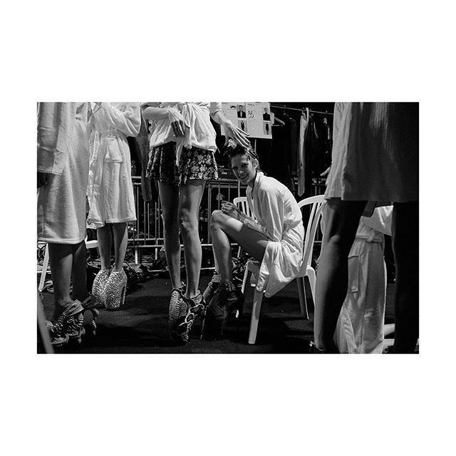 Milkaaaaaa33's tweet photo. Models backstage at Alexander McQueen SS10 Platos Atlantis

We have re-commissoned three pairs of the iconic Armadi… http://t.co/PdBA0eaMBd