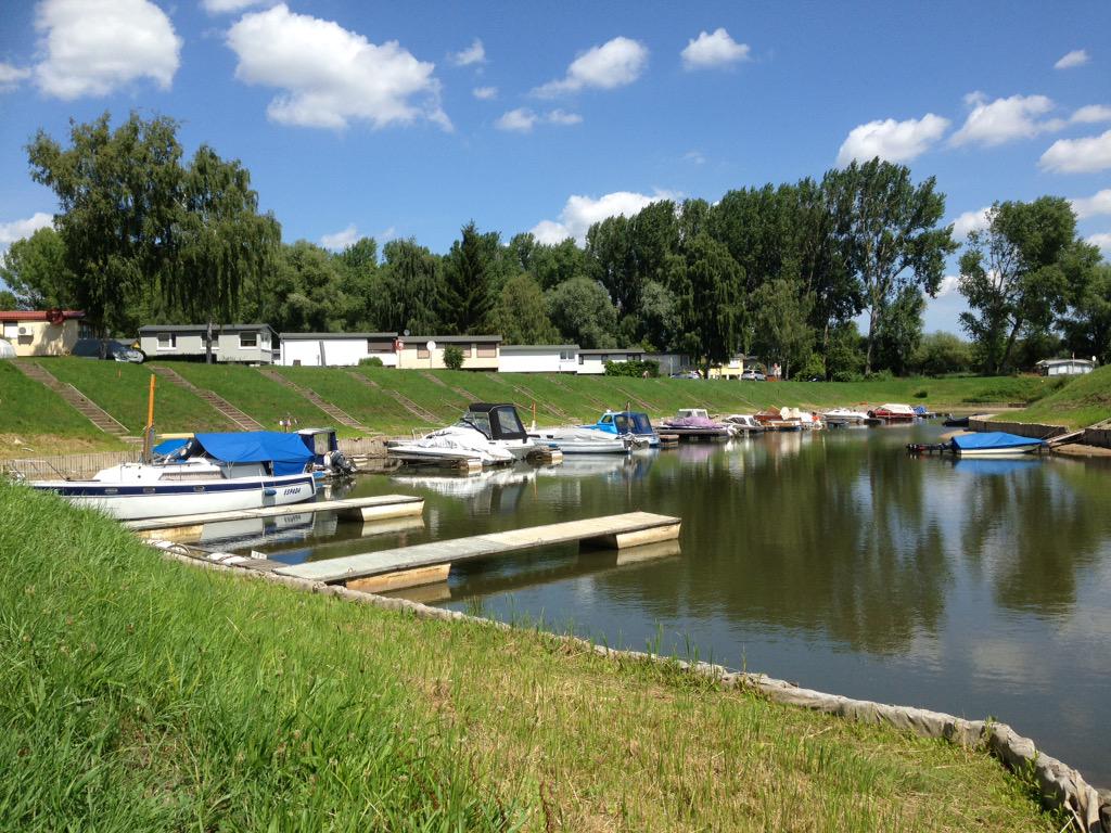 robert_richter's tweet photo. Yachthafen Buckau-Fermersleben #Magdeburg sitzt auf dem Trockenen, Kein Durchkommen für Motorboote #Niedrigwasser http://t.co/LhsMe34HLd