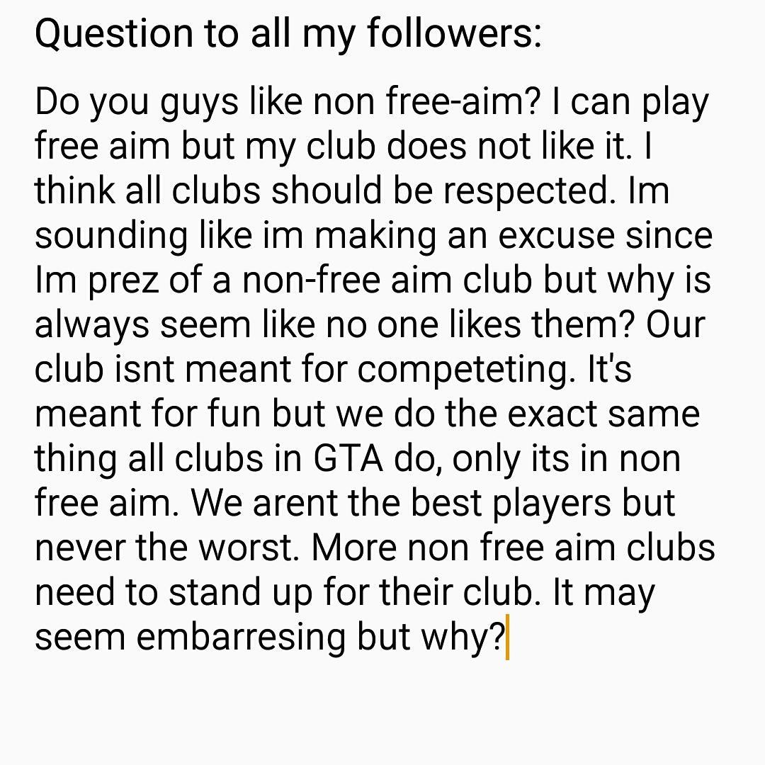 SkyHawksMC's tweet photo. any non free aim clubs out there? http://t.co/giNsLaVzy7