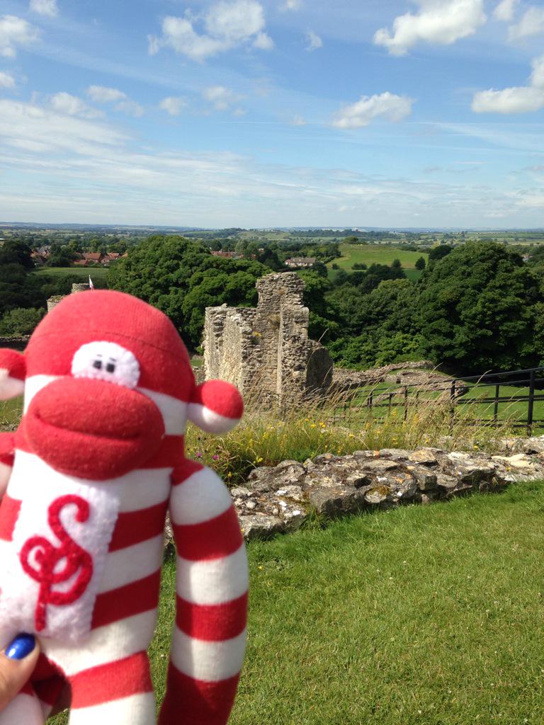 PartyMonkey2014's tweet photo. Pickering Castle today with my humans @EnglishHeritage http://t.co/MIMqofbMMk