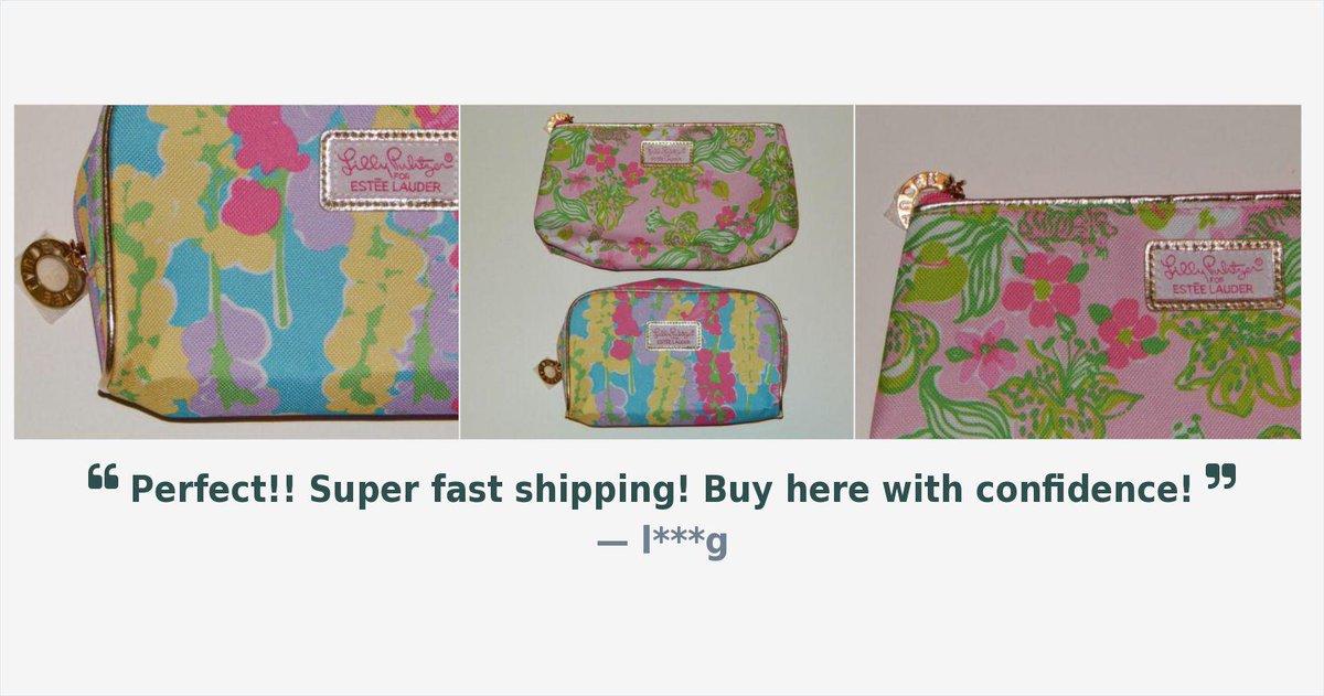 Beautiful #LillyPulitzer #makeup #cosmetic bags available in my <a href="/eBay/">eBay</a> store today! ebay.com/itm/New-Lilly-…
