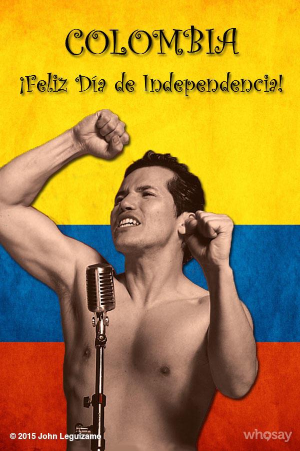 JohnLeguizamo's tweet photo. ¡Feliz Día de Independencia #Colombia! http://t.co/lB7fOTdcaM
