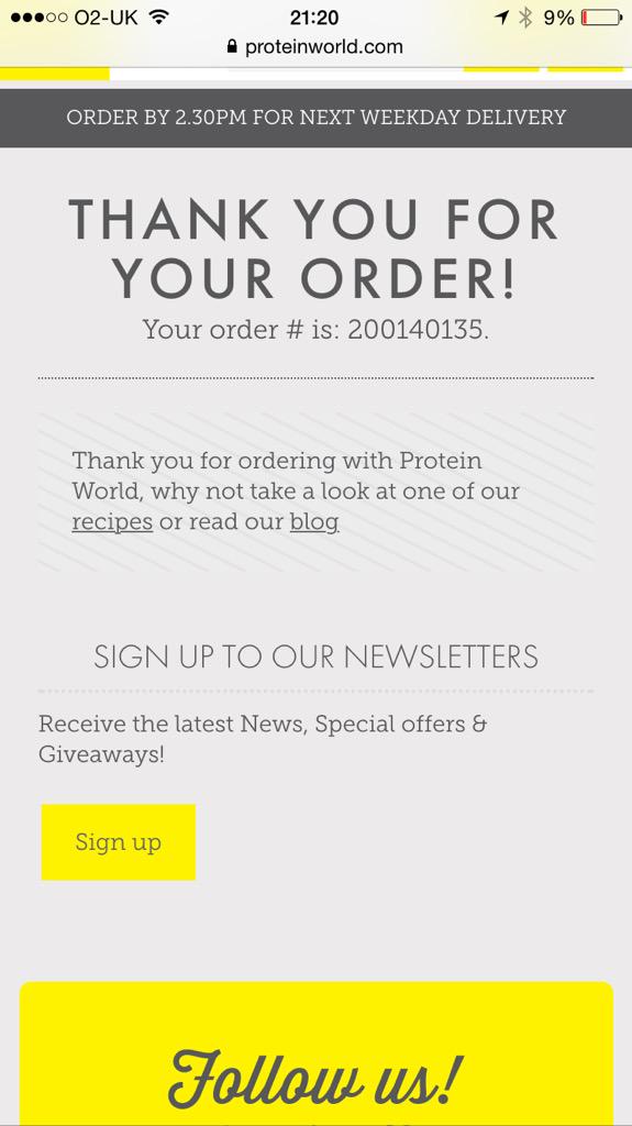 daniellecornis's tweet photo. Can't wait to get my @ProteinWorld slender blend http://t.co/AyyJcQCfS0