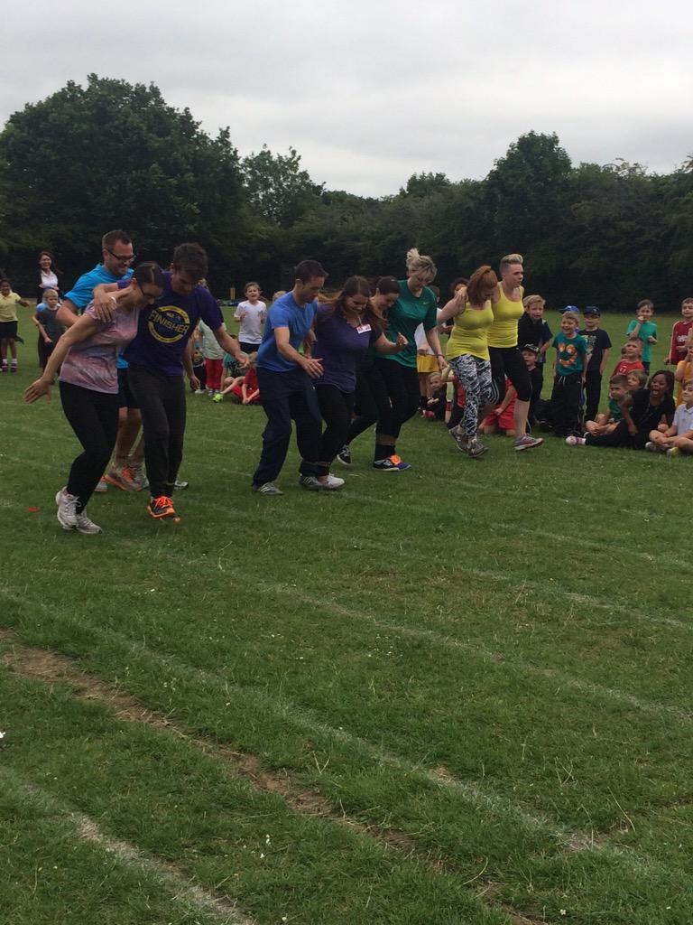 amythomas83's tweet photo. @Mr_RickmanPE teachers 3 legged race #cheaters http://t.co/yECWKm53oD