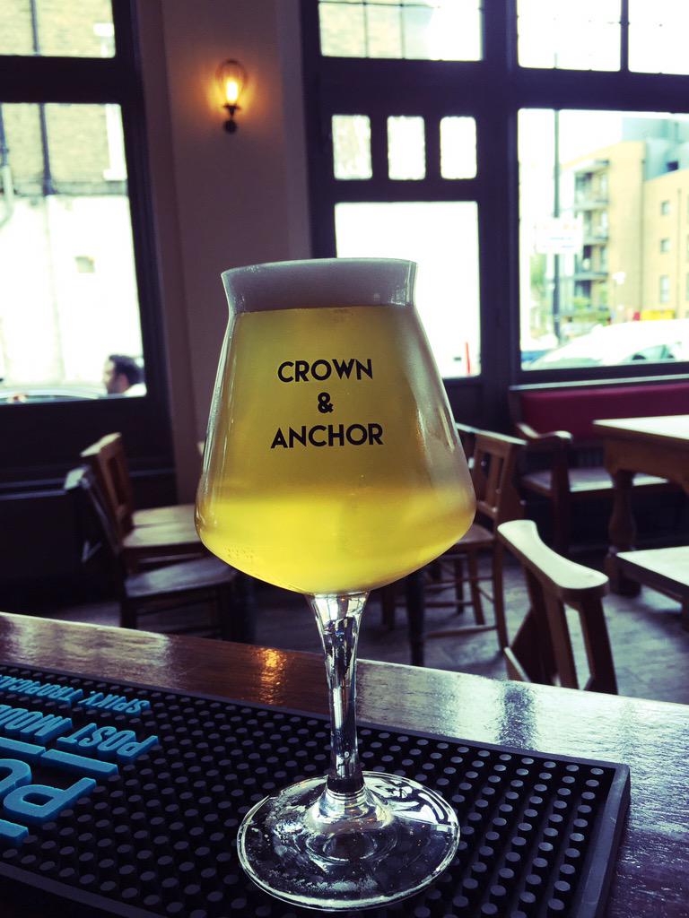 Introducing the Crown &amp; Anchors very own TeKu beer glass. The worlds best.