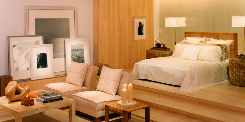 The best way to shop? Surrounded by calming @Plyboo​ bamboo plywood at the <a href="/RalphLauren/">Ralph Lauren</a>​ showroom. #plyboo