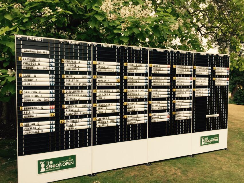 MikeEvansGolf's tweet photo. Things are hotting up @BurhillGolfClub with the @EuroSeniorTour qualifying for the Seniors Open. Top 8 get through... http://t.co/GjdprAn12t