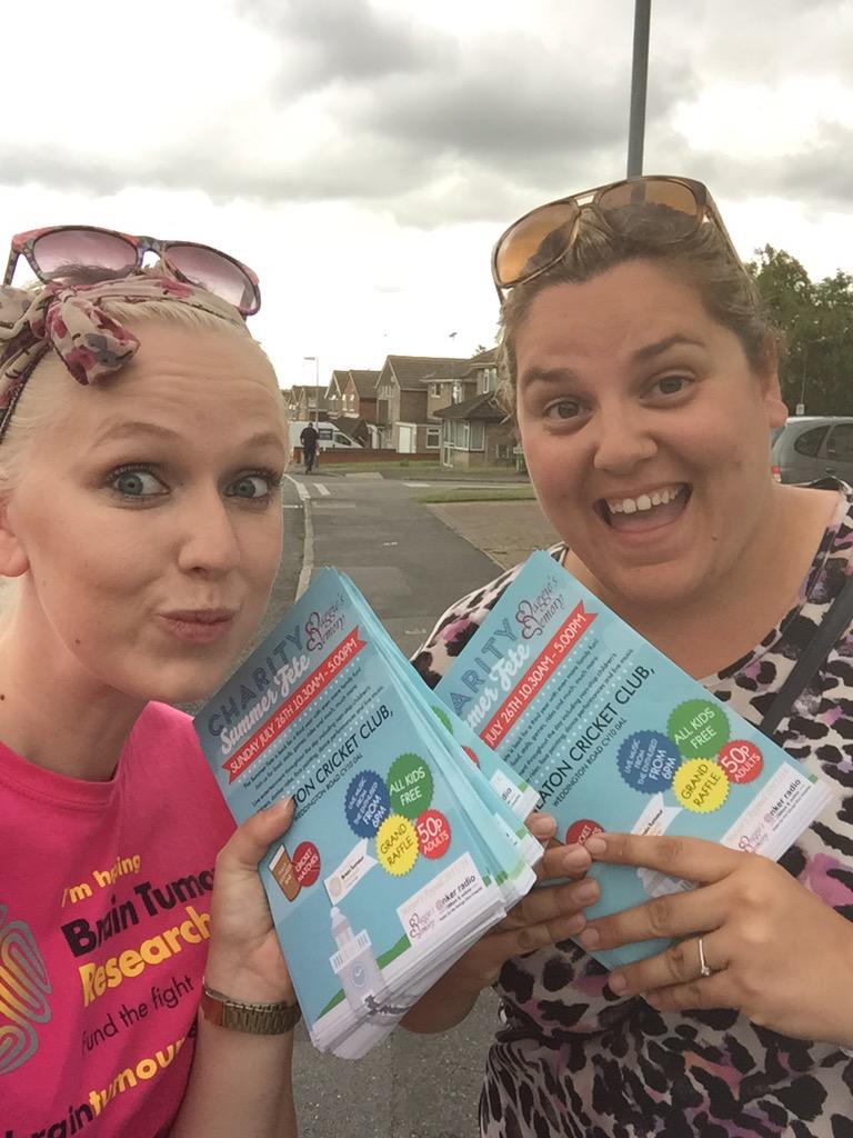 MaggiesMemory's tweet image. Out posting leaflets for the fete on Sunday!! Hope to see you all there!!!