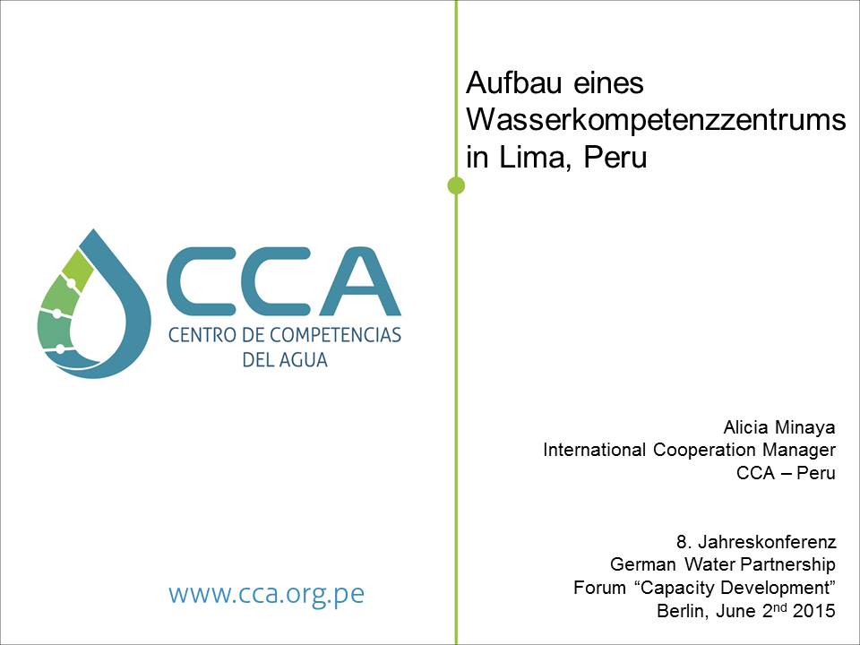 CCAwater's tweet photo. La presentación de Alicia Minaya sobre el CCA se encuentra disponible en la web del GWP http://t.co/9YWB834P3B http://t.co/0H41w5UigA