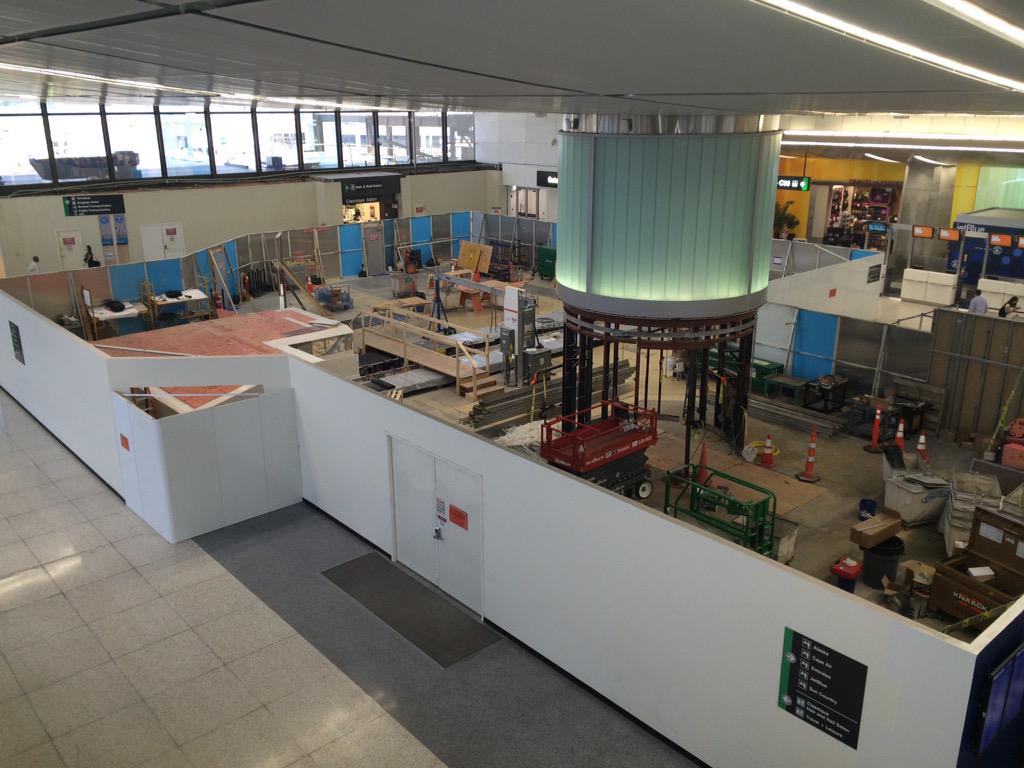 In BOS reviewing operation with <a href="/B6AirportGuy/">Alex Battaglia</a> and <a href="/NStrissel/">Norbert Strissel</a>.  Next-Gen lobby structure coming soon!!