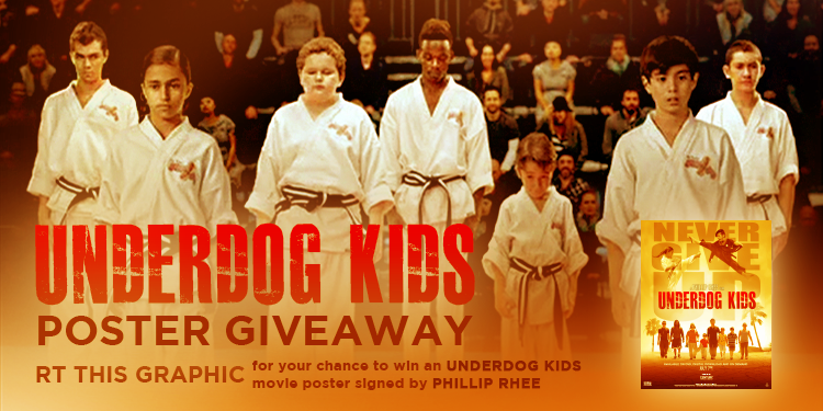 UnderdogKids's tweet photo. Don't forget to RT by midnight for your chance to win the official #UnderdogKids movie poster signed by Phillip Rhee! http://t.co/sLroNW46RE