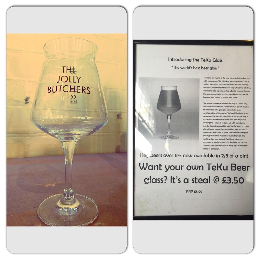 Our own branded glass! Very proud! We will also be selling them. Please ask for information :)