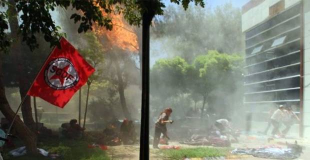 At least 28 dead in suspected Isis suicide attack on Suruc, Turkey ind.pn/1Jc2dA7