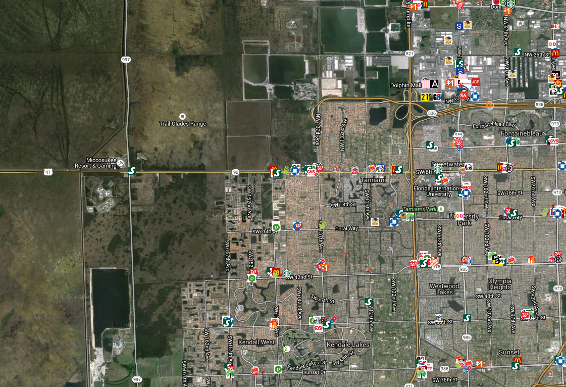 What's this, what's this? One of the most retail intensive areas in the country, in need of self storage. #WestMiami