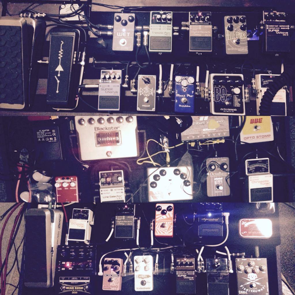BSIVRS's tweet photo. Our boards. #pedalboard #guitar #postrock http://t.co/MufwsKRxl6