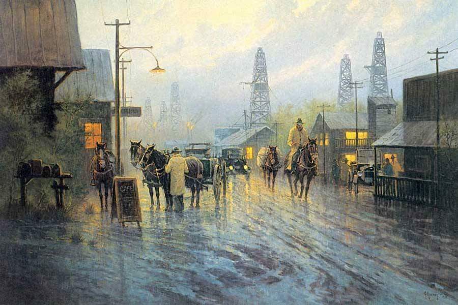 🎨American painter Gerald Harvey Jones, the celebrated impressionist better known to his peers and patrons as G.Harvey