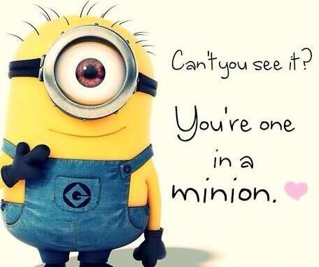 LynnFayth's tweet photo. minion quotes describe me and i love them alot.... http://t.co/N7TPAO3jtU