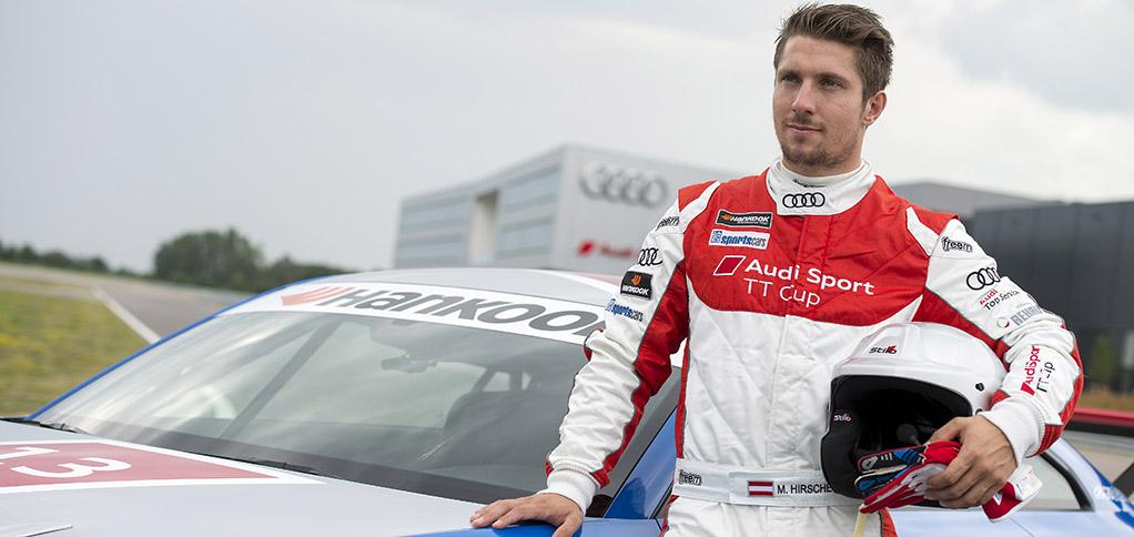 audisport's tweet photo. Ski superstars in #Audi Sport TT Cup: http://t.co/62sqLKo471 #AudiSport #TTCup #challengerswelcome http://t.co/zqHydEJcAn