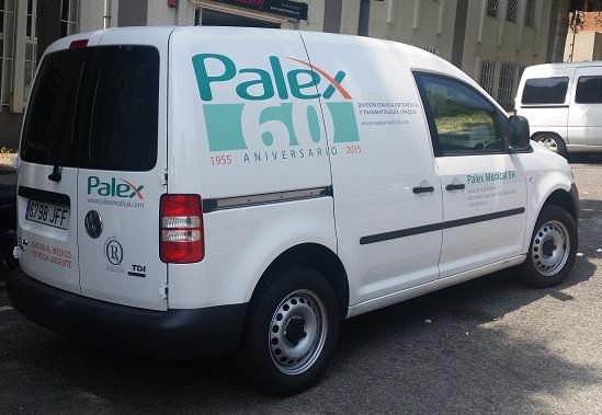 ReproDisseny's tweet photo. Hemos rotulado una de las furgonetas de #Palex con motivo del 60 aniversario de la empresa. http://t.co/rRvThZCJtF