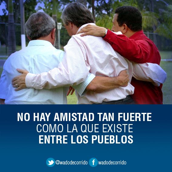 La amistad entre los pueblos, futuro de la Patria Grande.
#FelizDiaDelAmigo