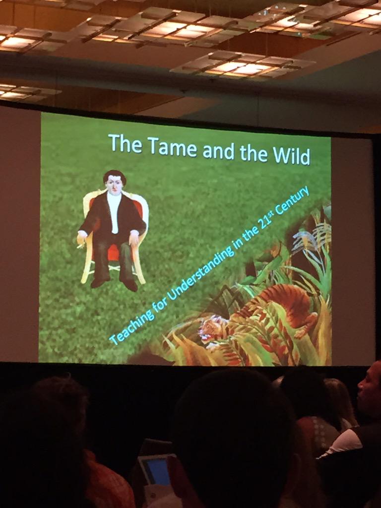 LouisaVecchione's tweet image. Taming the Wild vs. Wilding the Tame... making complexity accessible. #PZC2015