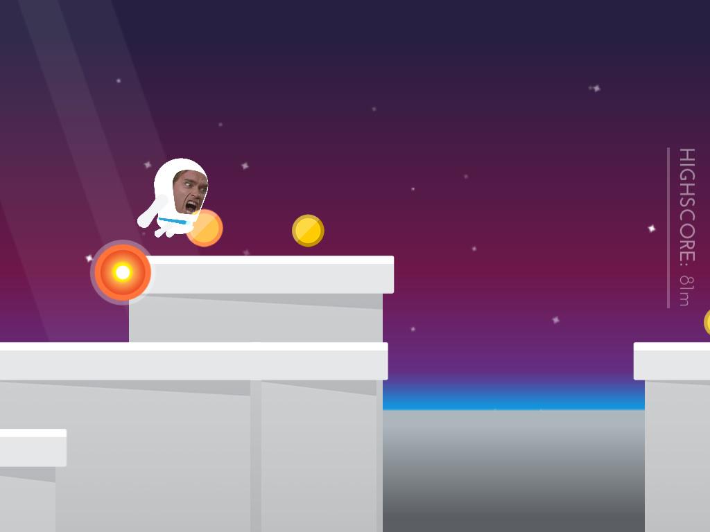 Schwarzemegger's tweet image. This game is so frustrating, I'm going to destroy my iPhone! Help me out and join team Arnie: runbots.com/70efeb7