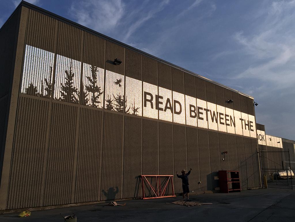 TorontoArts's tweet image. A look at the @No9ArtEnviro mural at the unveiling on Friday. #PanAmPath  #ArtRelay bit.ly/1MrjILK