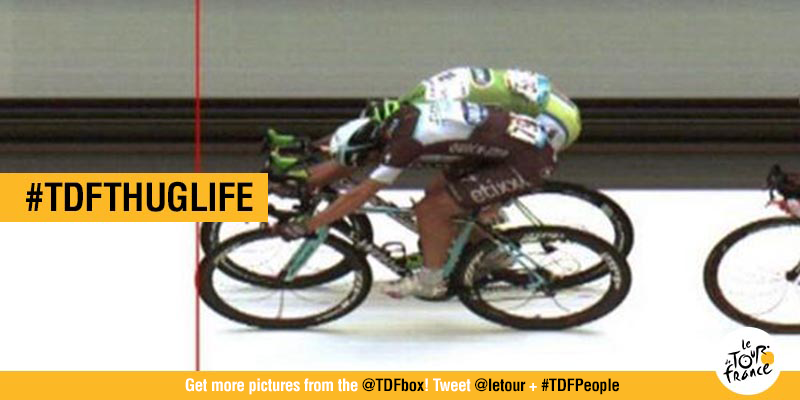 @KatePecina here is your #TDFthuglife picture! Now, try with another #TDF… Your turn to play!