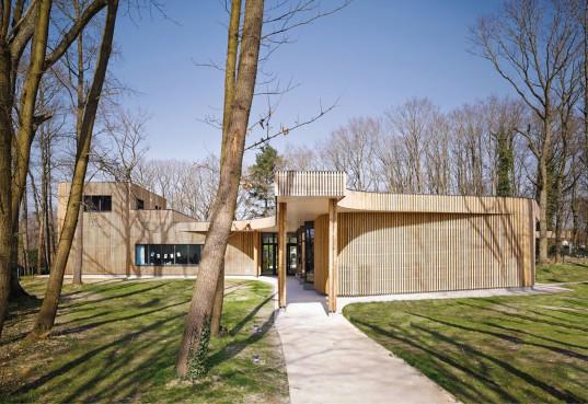 IDSToronto's tweet image. #MUArchitecture &amp;amp; #Archicop build a timber clad primary school inspired by organic shapes bit.ly/1JsoUMr