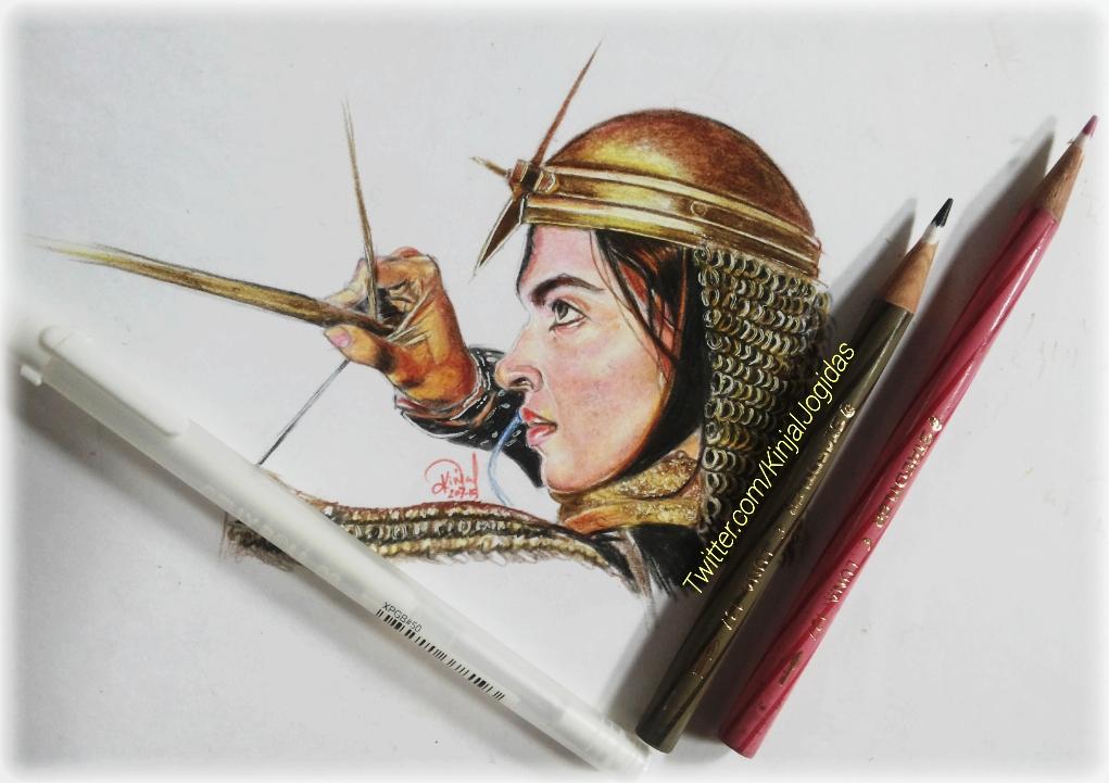 KinjalJogidas's tweet photo. Mastani by me... Do share your views ... Its free hand.. So m srry for d mistakes... http://t.co/AZvFYegE6S