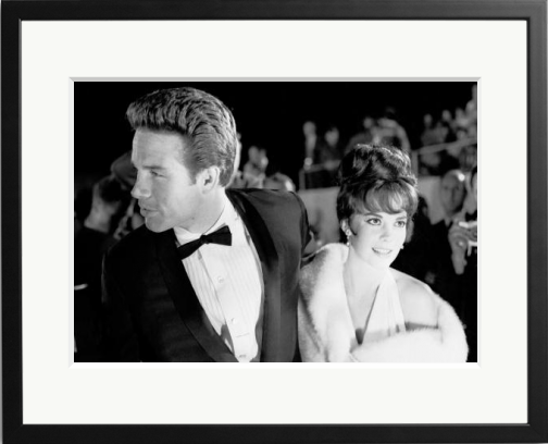 Happy Birthday Natalie Wood, with Warren Beatty at the Oscars award ceremony, Hollywood 1962.  